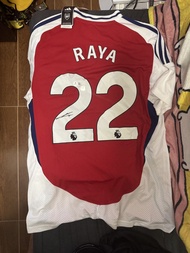 fanatics 阿仙奴 大衛拉也David Raya 親筆簽名球衣