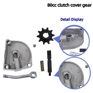 For  Moped 10-Teeth Sprocket 3 Holes Clutch Cover Kit For 49cc 60cc 66cc 80cc Motorized Bicycle