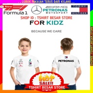 🏁 KIDS TSHIRT POLO F1 MERCEDES AMG NEW DESIGN BAJU T SHIRT BUDAK LELAKI / PEREMPUAN READY STOCK BORONG MURAH BAJU BUDAK