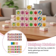 【HOT】 Mahjong Board Game For Kids Family Party Matching Pair Tile Game Parent Child Interactive H7f7
