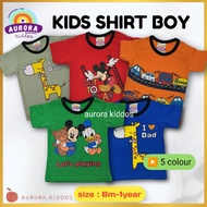 (6months -18months) ❤️T SHIRT BABY BOY SOFT COTTON❤️ BAJU T BABY LELAKI 6 7 8 9 10 11 12 BULAN