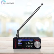 SI4732 0.5-108mhz LSB USB AM FM FM/AM Radio with Antenna Mini Pocket Radio HF SW MW VHF Radio All Ba