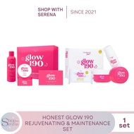 Honest Glow 190 Rejuvenating & Maintenance Set Skincare Glass Skin Whitening Brightening Lightening