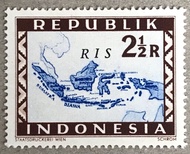 PW878-PERANGKO PRANGKO INDONESIA WINA REPUBLIK 2,5R, MINT
