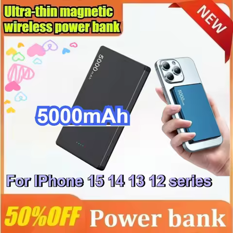 5000mAh Magnetic Power Bank Super Fast Charging Wireless for Magsafe Powerbank Battery External Char
