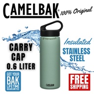 CAMELBAK Carry Cap 20oz Water Bottle Stainless Steel ( Original, 0.6 Liter Volume, Insulated, thermos flask bottle)