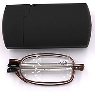 Kính lão gọng xếp 868 màu nâu tròng lão 1 độ_nữ