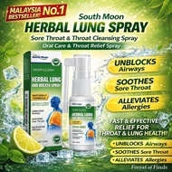 Herbal Lung Spray 30ml | Sore Throat & Throat Cleansing Spray | Oral Care & Throat Relief Spray