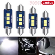 2PCS C5W LED Bulbs Canbus Car Interior Light 31/36/39/41mm Festoon Reading Dome light 12V White