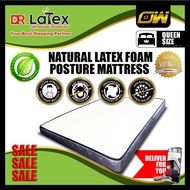 [FREE GIFT 1 X RM99 T-SHIRT]  Dr.Latex 4 Inch Natural Latex Foam Posture Queen Mattress/ Tilam Queen