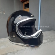 HELM CAKIL CUSTOM M30 BANDIT HBC LIS CHROME SNI FREE PACKING