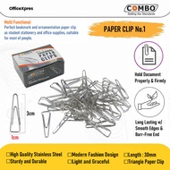 Penjepit Kertas / Trigonal Paper Clip / Metal Clip / Klip Kertas / Paper Klip / Trigonal Paper Clip