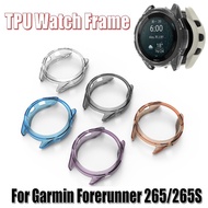 Transparent TPU Watch Cover Protective Case for Garmin Forerunner 265/265S Smart Bracelet Frame
