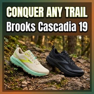 Brooks Cascadia 19 Women Trail Running Shoes Hiking Sneakers Anti-Slip Outdoor BMW 4462