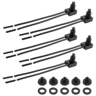 5Pcs 12V Waterproof Push-Button On-Off Switch, Carbhub 12V Waterproof Push-Button On-Off Switch with