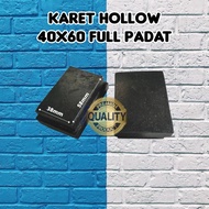 Karet Hollow 4x6 Full Padat / karet Besi Hollow 