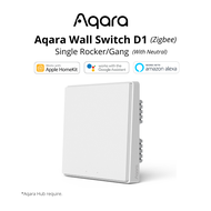 [Global Ver] Aqara Wall Switch D1 - With Neutral | Smart Control | Zigbee 1.2 | Google Alexa HomeKit
