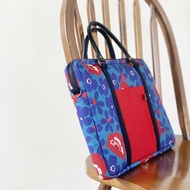 繽紛花漾・暮藍 - 電腦包 手提/斜背 筆電收納包 13-16吋 台灣製