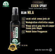 Essen sero spray/Essen ikan nila/mujair/indukan/mujair media lumut/cacing/pelet