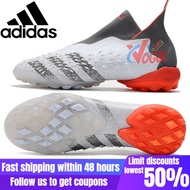 【Limited Time Offer】Kasut lelaki100%Original Adidas_Predator Freak+ TF Men's Indoor Soccer Shoe Turf Indoor Soccer Futsal Shoes