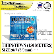 Electrical Stranded Wire  Original Boston THHN/THWN 8/7 (150 meters Per Box)