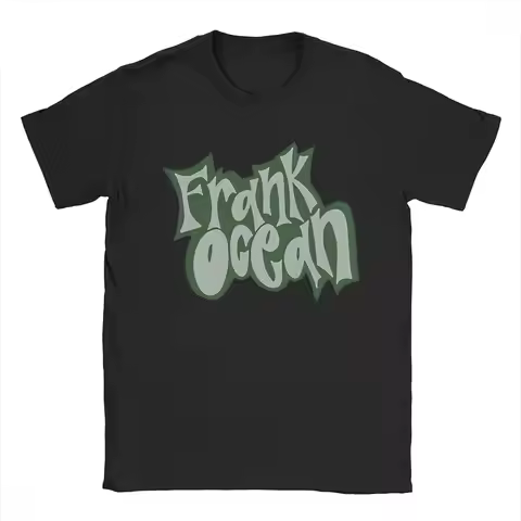 Men Women Frank Logo T Shirt Cotton Print Tee Shirts O-ocean Top Clothing