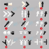 20 PCs Ink Tube Connector UV Printer Hose Connector Inkjet Printer Ink Pipe Joints Adapter Refill tu
