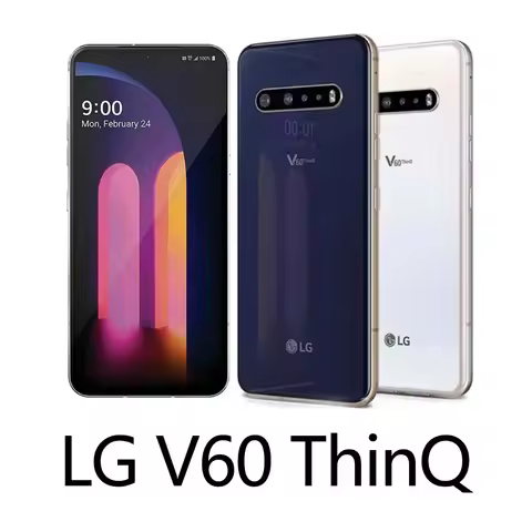 LG V60 ThinQ SmartPhone V600VM V600AM V600TM Unlocked Original 8GB+128GB 64MP+13MP+10MP Snapdragon 8