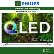 Philips 50 55 65 Inch 4K UHD HDR QLED Google TV 50PQT8169/68 55PQT8169/68 65PQT8169/68