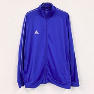 古著adidas運動外套/球衣，藍色