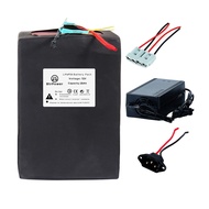 BtrPower 36V 48V 52V 60V 72V Ebike Battery 10AH 15AH 20AH 30AH Lithium Battery Pack for 250W 750W 10