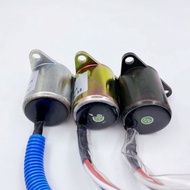 Yangma 4TNV94/4TNV98 Excavator Flameout Solenoid Valve/12V/24V Flameout Switch Engine Solenoid Valve