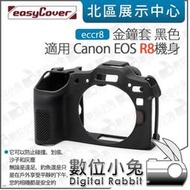 數位小兔【easyCover 金鐘套 黑色 適用 Canon EOS R8 機身 eccr8】機身套 防撞 相機 矽膠套 保護套 防塵 機身保護套
