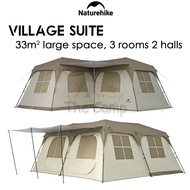 Naturehike Village Suite Auto Tent 3 Room 2 Living Hall Large Outdoor Camping Flysheet CNH23ZP12004
