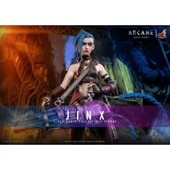 Only 1 Ready Stock Original Hot Toys Arcane Jinx Figure, TMS137 Jinx Arcane 1/6th Scale League of Le