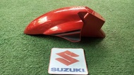 ชุดสีบังโคลนหน้า (สีแดง) Suzuki / Step 125 อะไหล่แท้ (✋2 ไม่แตกหัก มีรอยขีดข่วน พร้อมใช้)