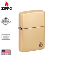 Zippo Armor® High Polish Brass Flame Design