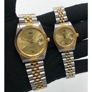 Citizen Jam Tangan Lelaki Perempuan Unisex Watch Waterproof Quartz Steel Sapphire Rolex Style