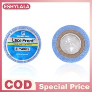 [Bea-t] 1 Roll 0.8cm 3 Yards Super Hair Blue Tape Double-Sided Adhesive Tape for Hair Extension/Lace