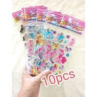 (10pcs)3D Sticker pop up sticker cartoon sticker bubble cartoon sticker