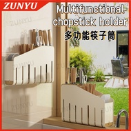 Kitchen Chopstick Cage Wall Mounted Countertop Drain Utensil Organizer Spoon Fork[785]