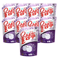 Aekyung Wool Shampoo Purple Lilac Refill 1.3L 9 pcs Washing Neutral Detergent