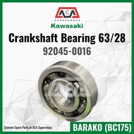 BARAKO (BC175) Bearing 63/28 ( 92045-0016 ) (KAWASAKI GENUINE PARTS)