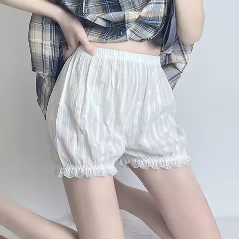 Short Pants Anti Friction For Girl Anti-glare For Women Safety Short Pants Elastic Shorts Women Brie