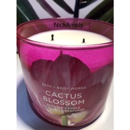 Bath and Body Works (BBW) Scented Candle 3-wick Cactus Blossom Lilin Wangi