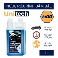 Nước Rửa Kính Ô Tô UNITECH Đậm Đặc (1 Lít) - Bảo Vệ Và Duy Trì Đàn Hồi Cao Su Gạt Kính Lái Xe Hơi