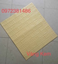 ( Combo 50 Tấm) Xốp Dán Tường Giả Gạch 4mm Cao Cấp Cách Âm Cách Nhiệt Giá Rẻ Tốt