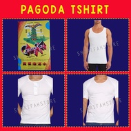 Pagoda T shirt Garuda Cotton Fabric Pagoda shirt Brand Chung Kai Cool Fabric Tshirt Puteh Color Bestsellers