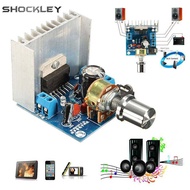 Shockley 9-15V บอร์ดเครื่องขยายเสียงดิจิทัลTDA7297โมดูลเครื่องขยายเสียงกำลังสูงACและDC 12V