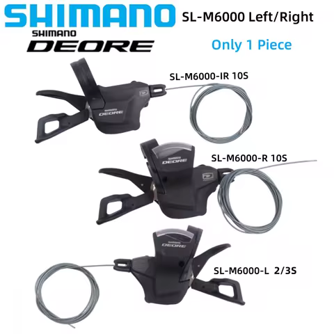 SHIMANO DEORE M6000 Shifter SL-M6000-L 2/3x10S/SL-M6000-R/SL-M6000-IR I-SPEC II 10 Speed Finger Dial